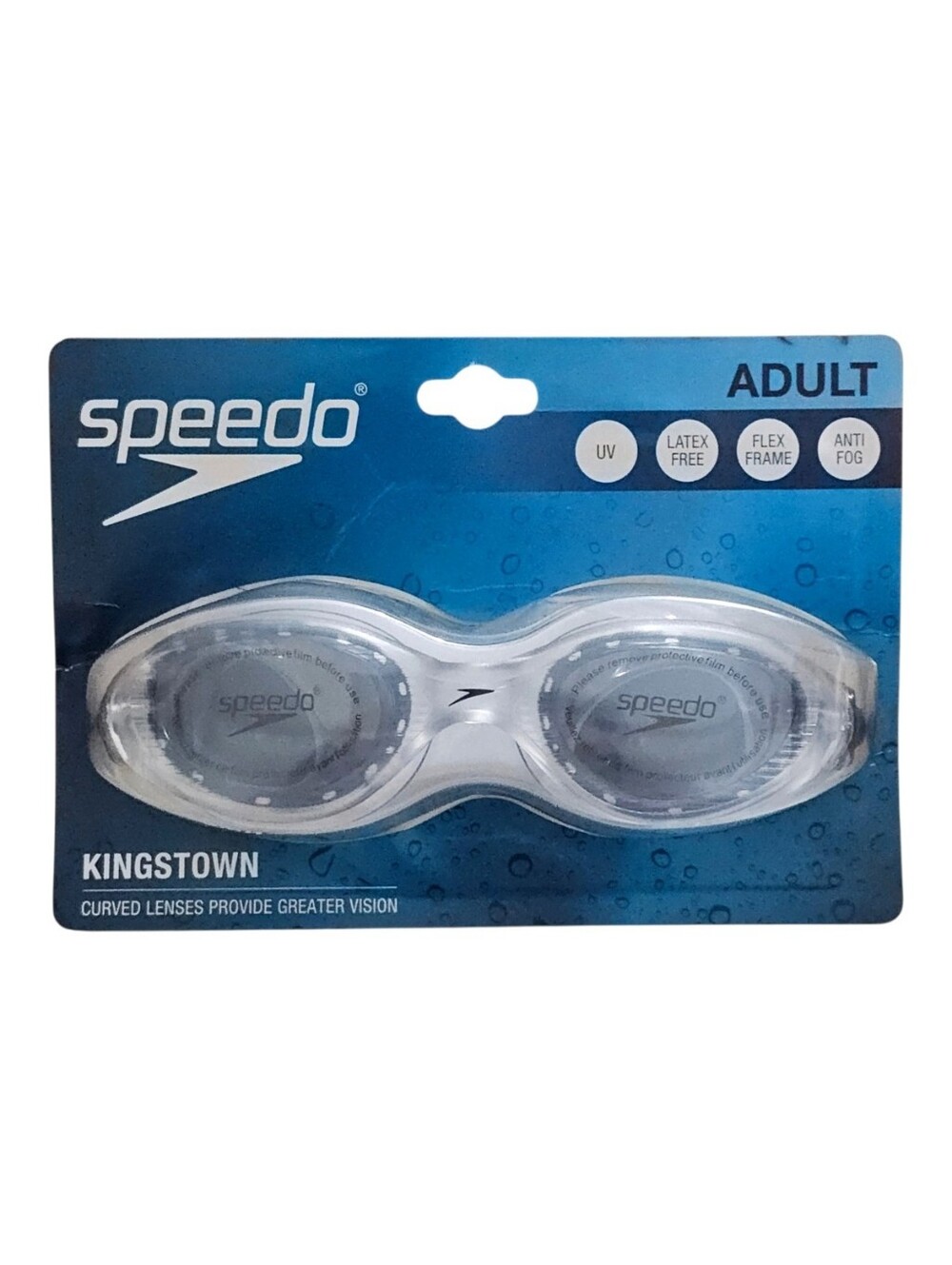 Speedo Kingstown Adult curved lens swim goggles